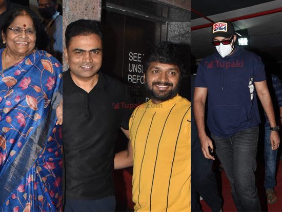 Tollywood Celebs At Acharya Theatre In Hyderabad